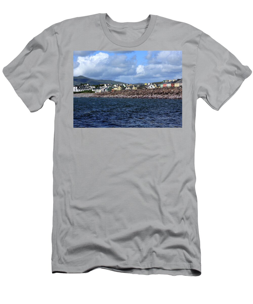 Ireland T-Shirt featuring the photograph Irish Seaside Village, Co Kerry by Aidan Moran