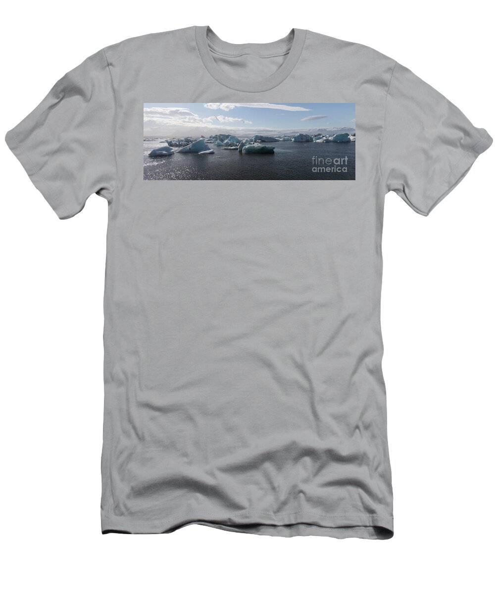 Europe T-Shirt featuring the photograph Jokusarlon glacial lagoon by Agnes Caruso