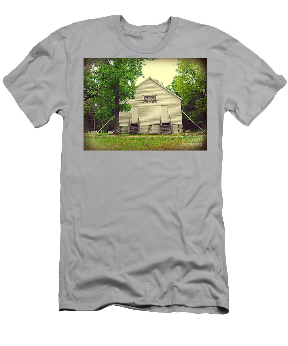 Historic T-Shirt featuring the photograph Joppa Missionary Baptist Church 1862 by Stacie Siemsen