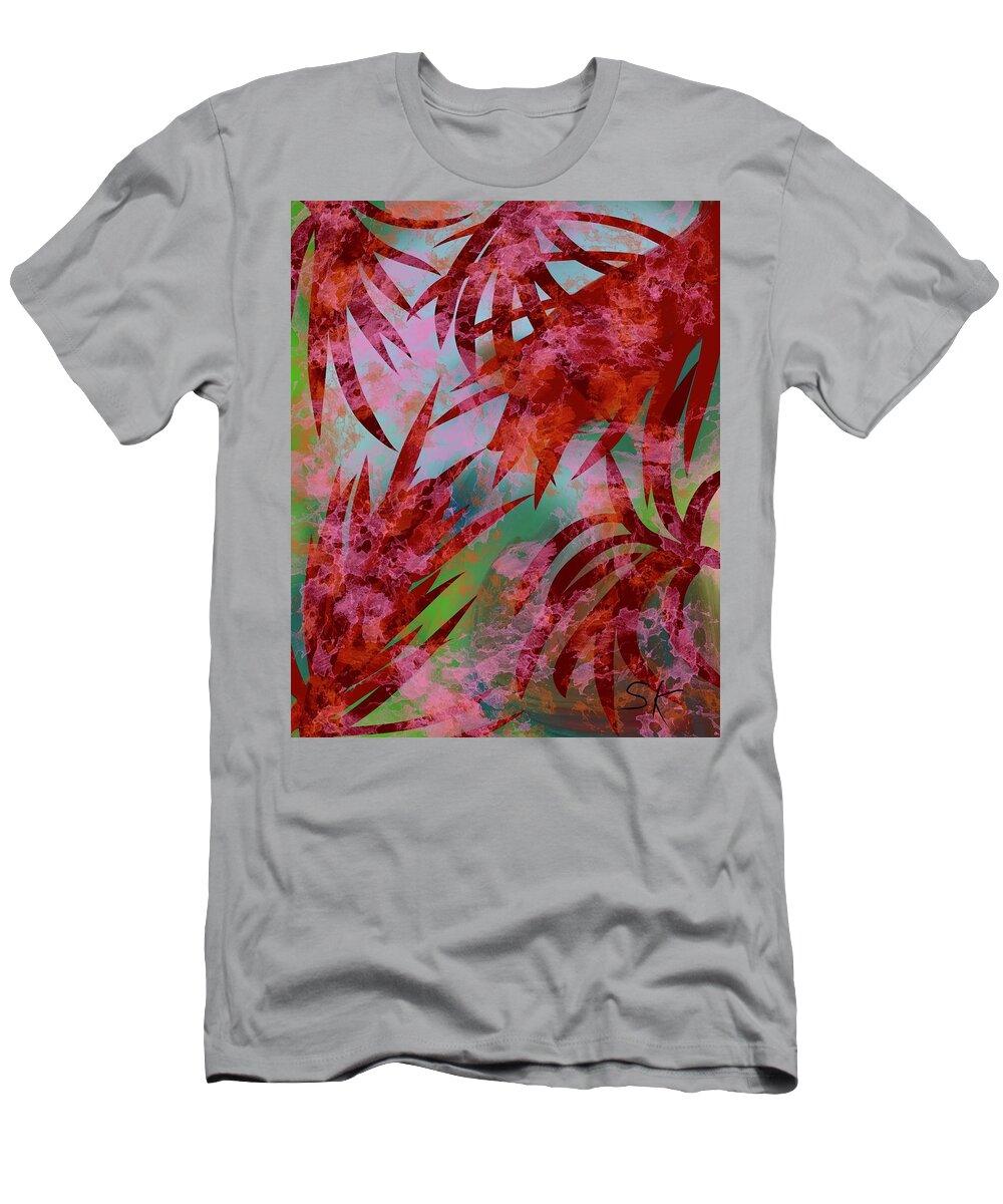 Kelp T-Shirt featuring the digital art Kelp Dreams by Sherry Killam