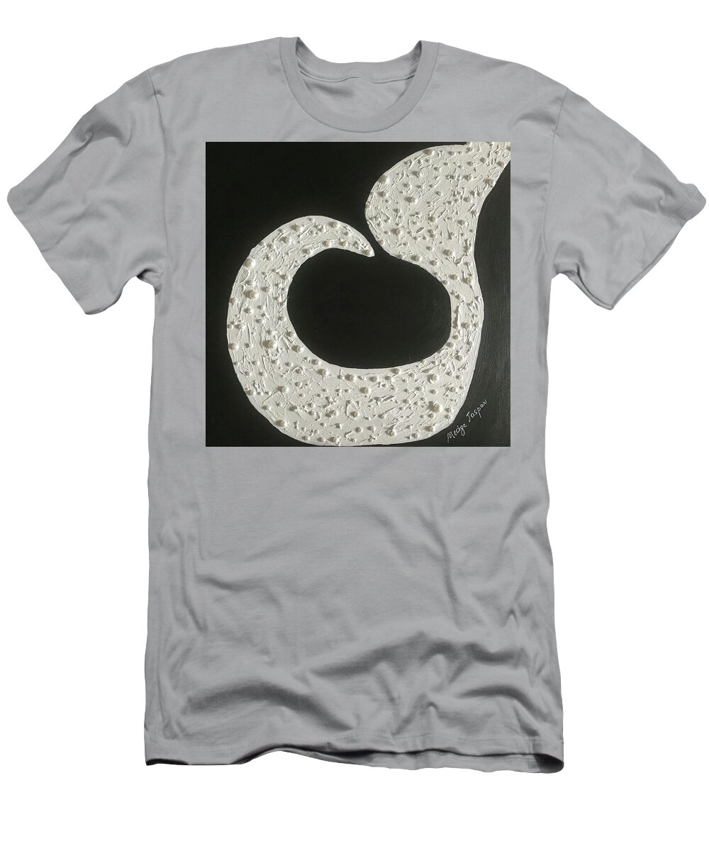 Pearl T-Shirt featuring the painting Le Dandy by Medge Jaspan