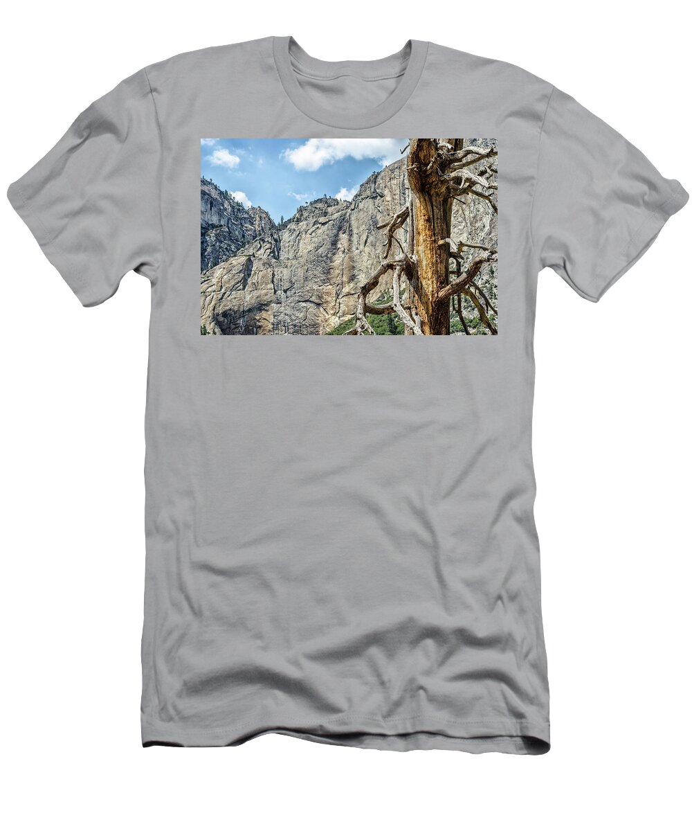 Yosemite T-Shirt featuring the photograph Left A Mark Upper Yosemite by Joseph S Giacalone