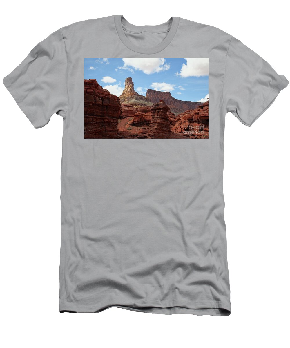 Canyonlands T-Shirt featuring the photograph Let the Chips Fall by Jim Garrison