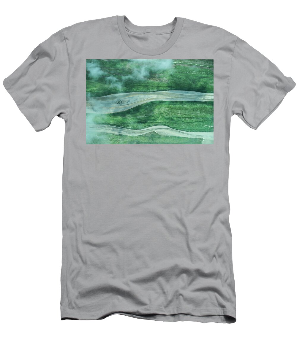 Alaska T-Shirt featuring the photograph Life Lines by Ryan Lima