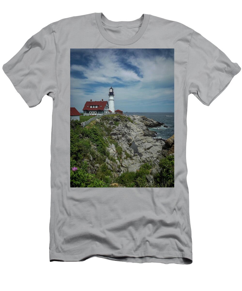 Lighthouse T-Shirt featuring the photograph Lighthouse by Michelle Wittensoldner