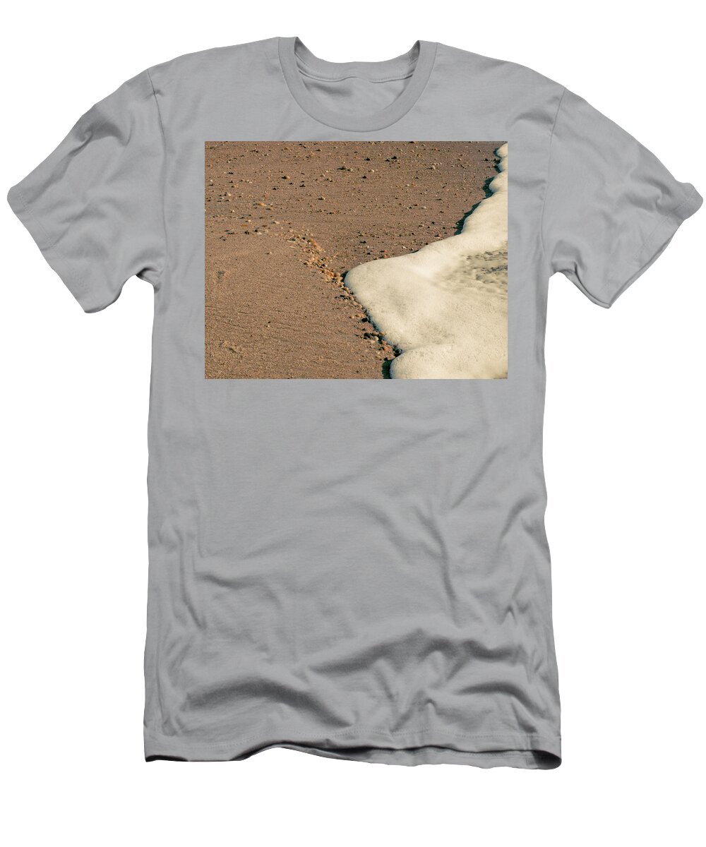 Beach T-Shirt featuring the mixed media Low Tide by Trish Tritz