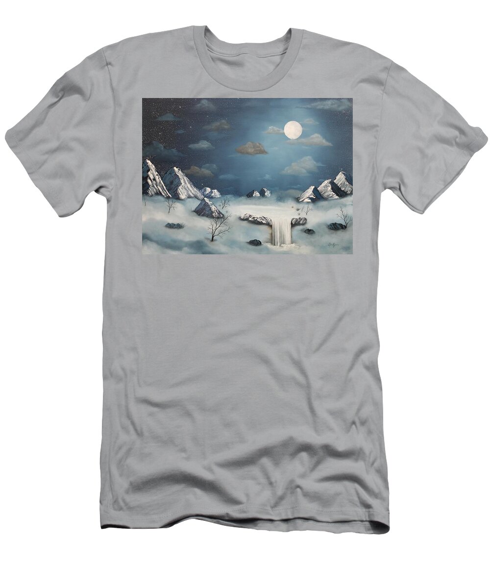 Landscape T-Shirt featuring the painting Make a Wish by Berlynn