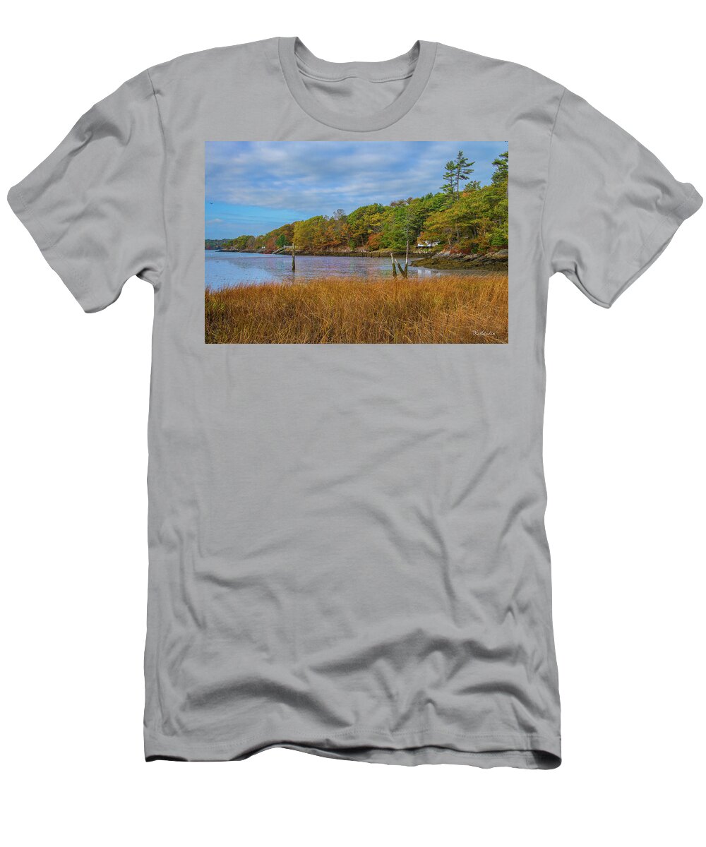 Maine T-Shirt featuring the photograph More Color of Edgecomb by Tim Kathka