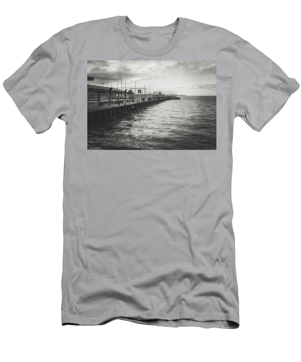 Sea T-Shirt featuring the photograph Morning Fog by Anamar Pictures