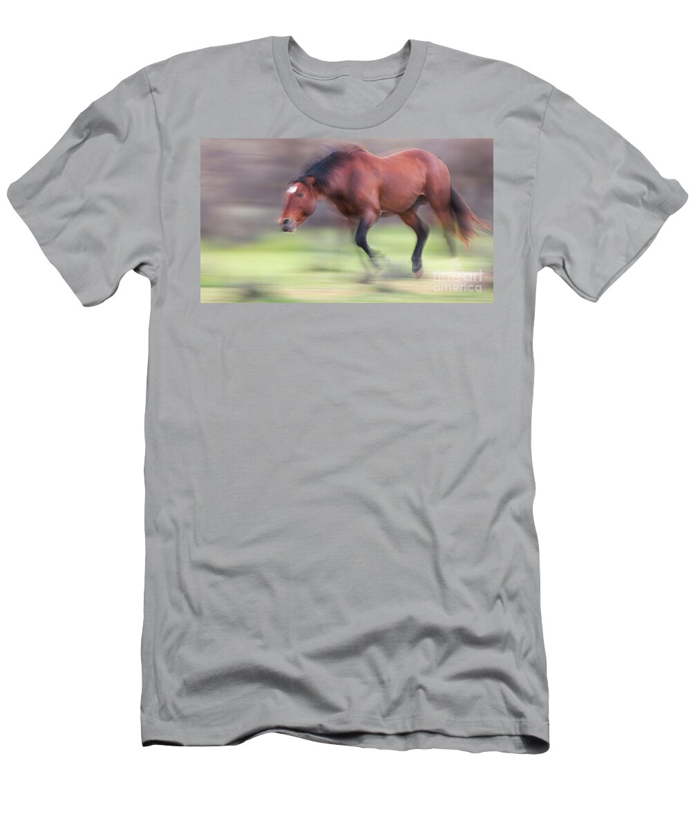 Action T-Shirt featuring the photograph Motion by Shannon Hastings