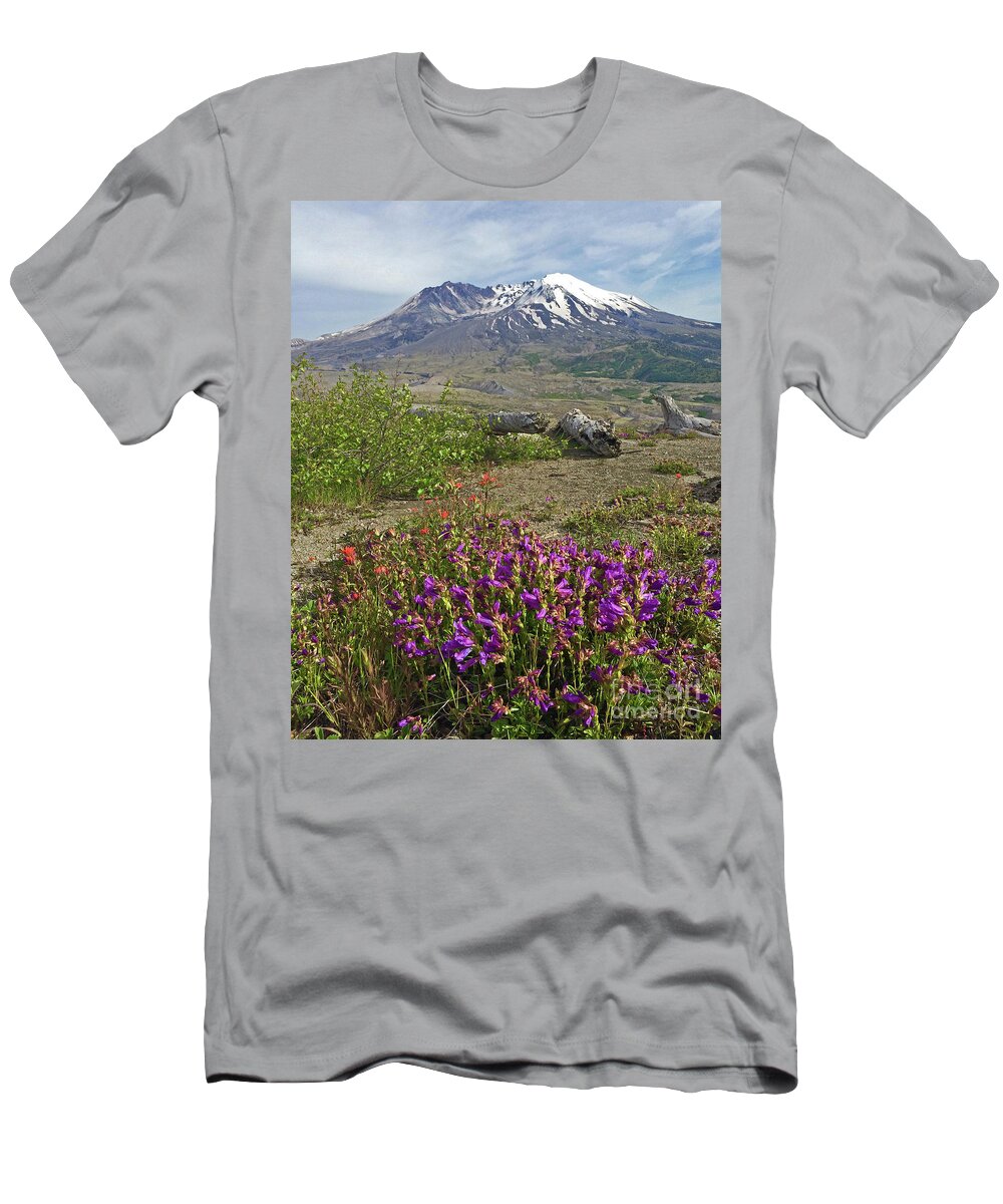 Volcano T-Shirt featuring the photograph Mount St. Helens by Tiffany Whisler