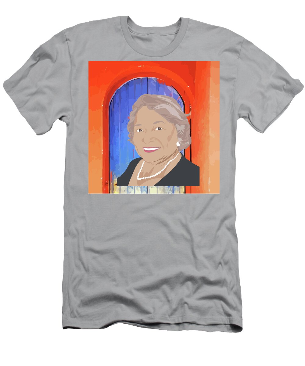  T-Shirt featuring the digital art Nana Nancy by Scheme Of Things Graphics