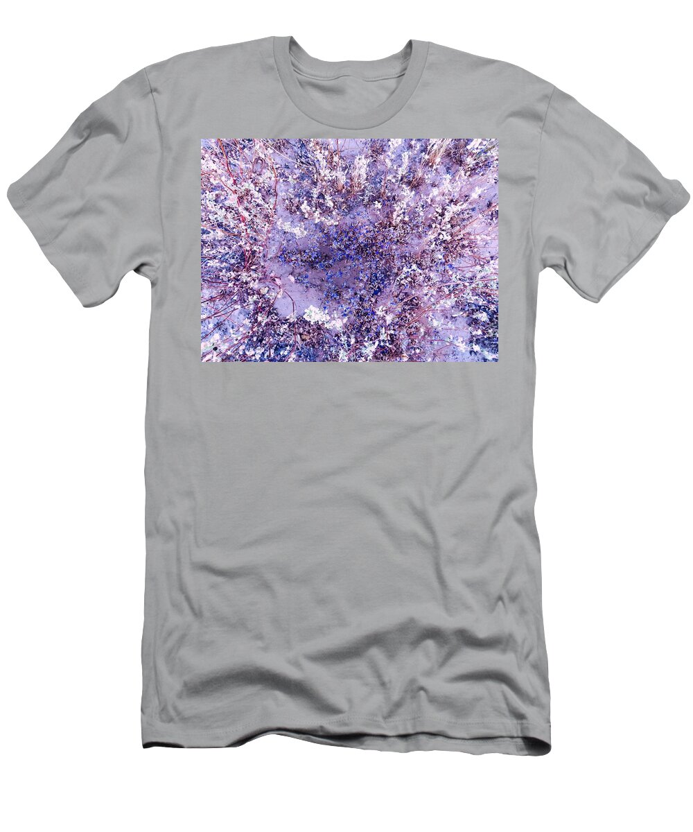 Affordable T-Shirt featuring the photograph Nature's Purple Heart by Judy Kennedy