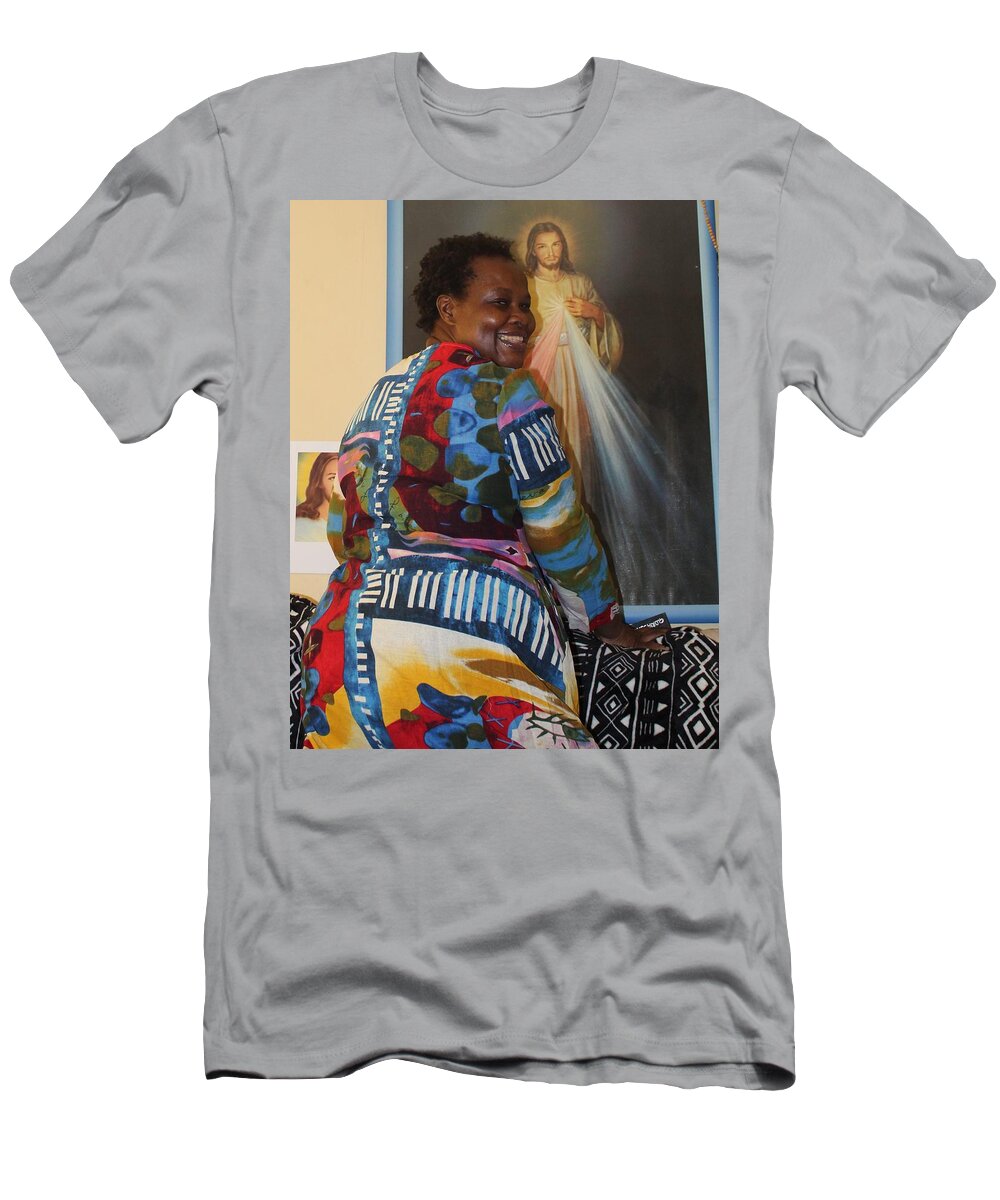 Jesus T-Shirt featuring the photograph Ntusse by Gloria Ssali