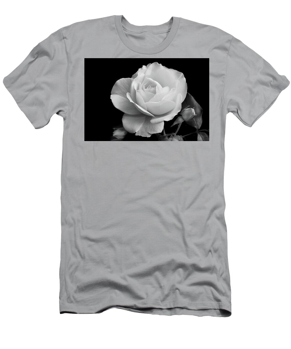 Rose T-Shirt featuring the photograph October Rose by Terence Davis