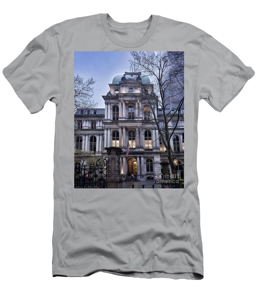 Boston T-Shirt featuring the photograph Old City Hall, Boston by Mary Capriole