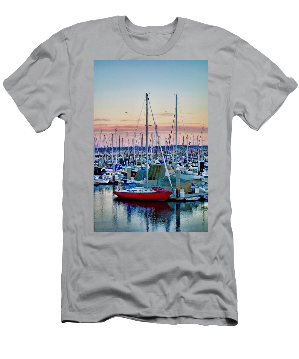 Old T-Shirt featuring the photograph Old Fishermans Wharf Monterey Study 10 by Robert Meyers-Lussier