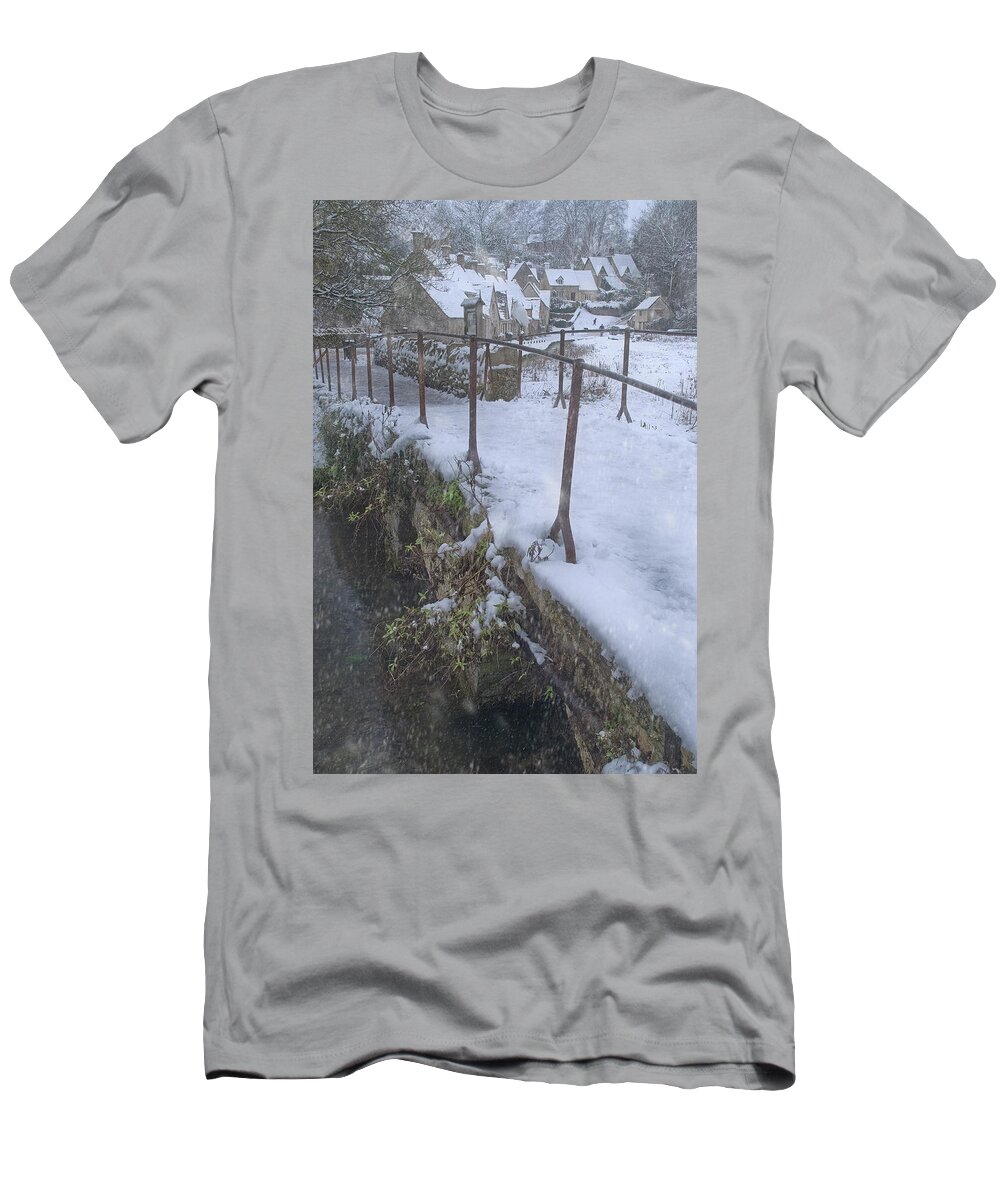 Old English T-Shirt featuring the photograph On my way home for Christmas by John Chivers