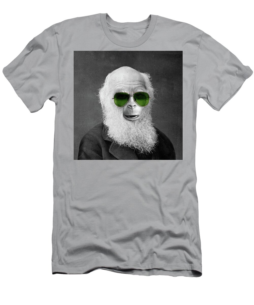 Charles T-Shirt featuring the painting Origins by Big Fat Arts