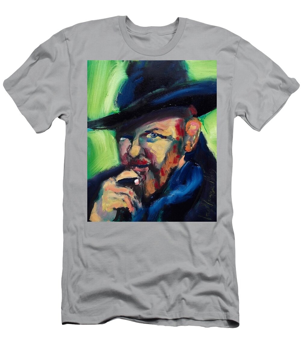 Painting T-Shirt featuring the painting Orson Welles by Les Leffingwell