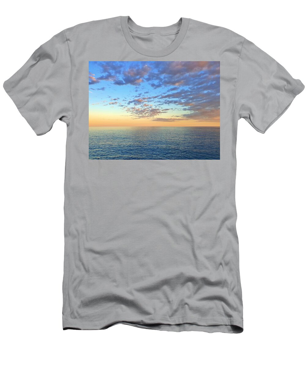 Sunset T-Shirt featuring the photograph Pastel Sunset by Andrea Whitaker