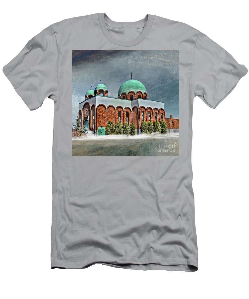 Church T-Shirt featuring the photograph Place of Worship by Vivian Martin