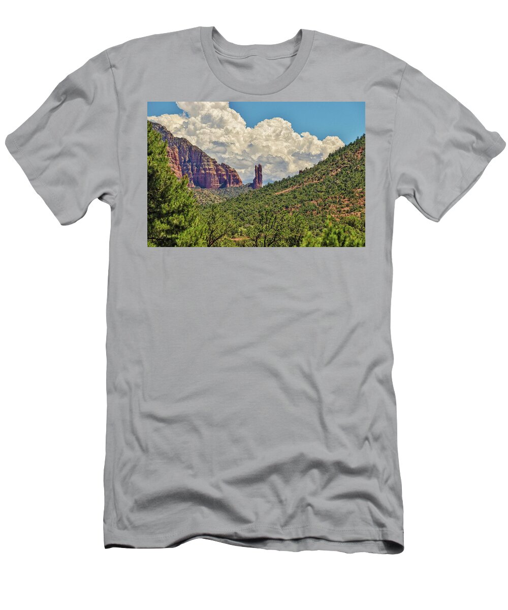 Arizona T-Shirt featuring the photograph Rabbit Ears Butte by Marisa Geraghty Photography