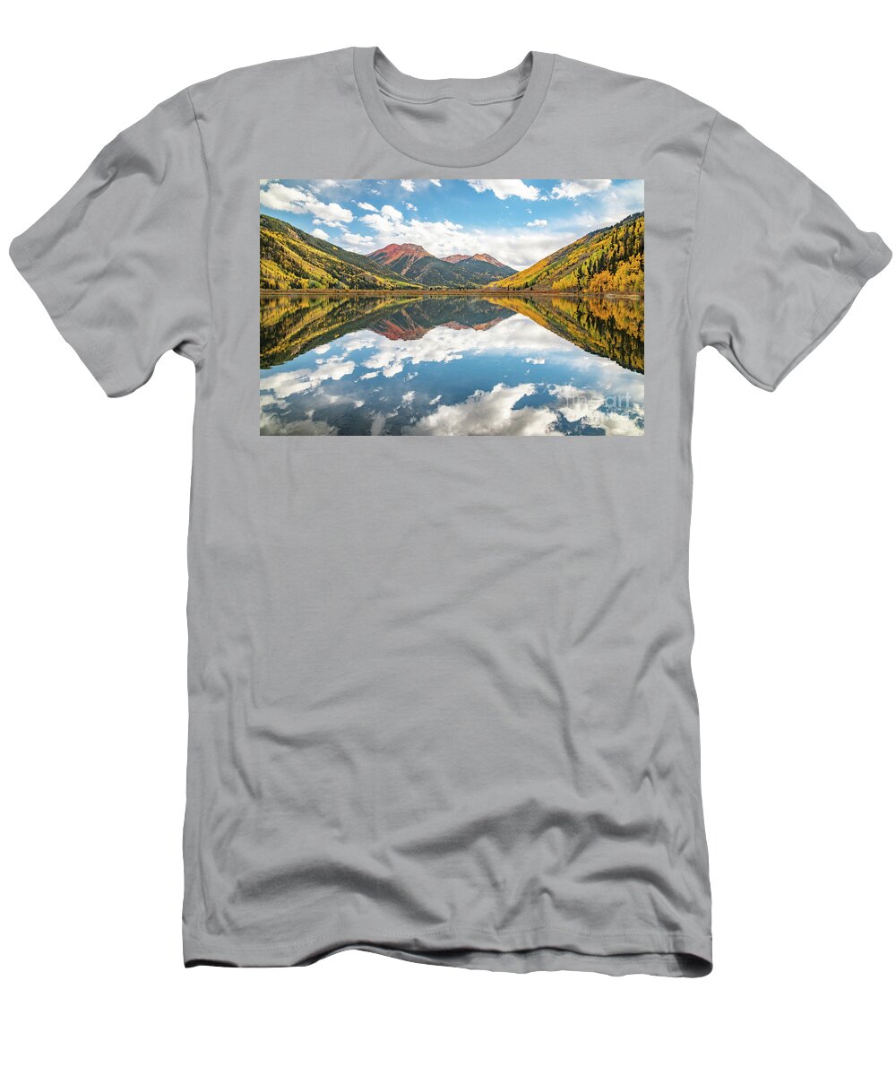 Red T-Shirt featuring the photograph Red Mountain Pass by Melissa Lipton