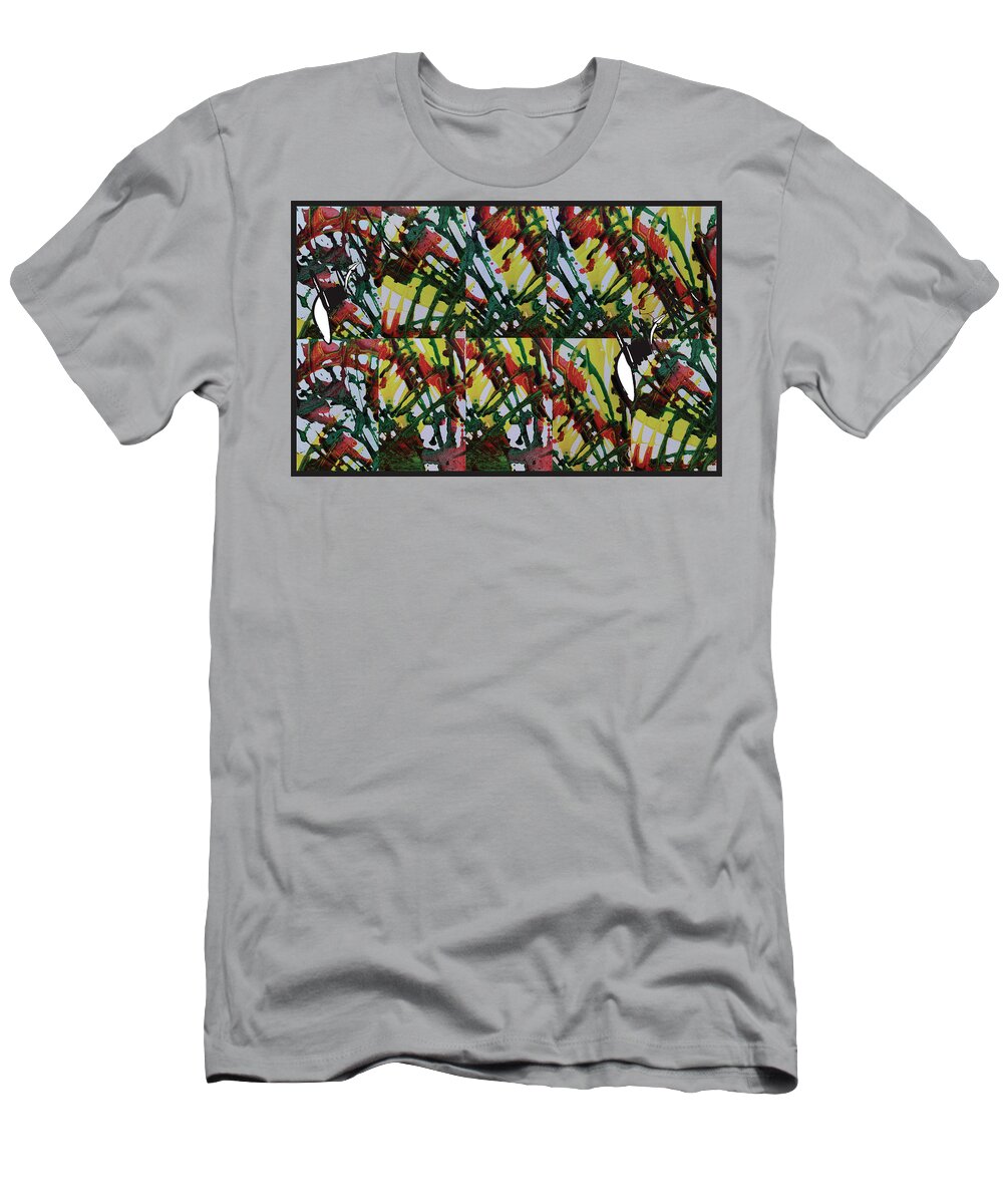  T-Shirt featuring the digital art Repeat by Jimmy Williams