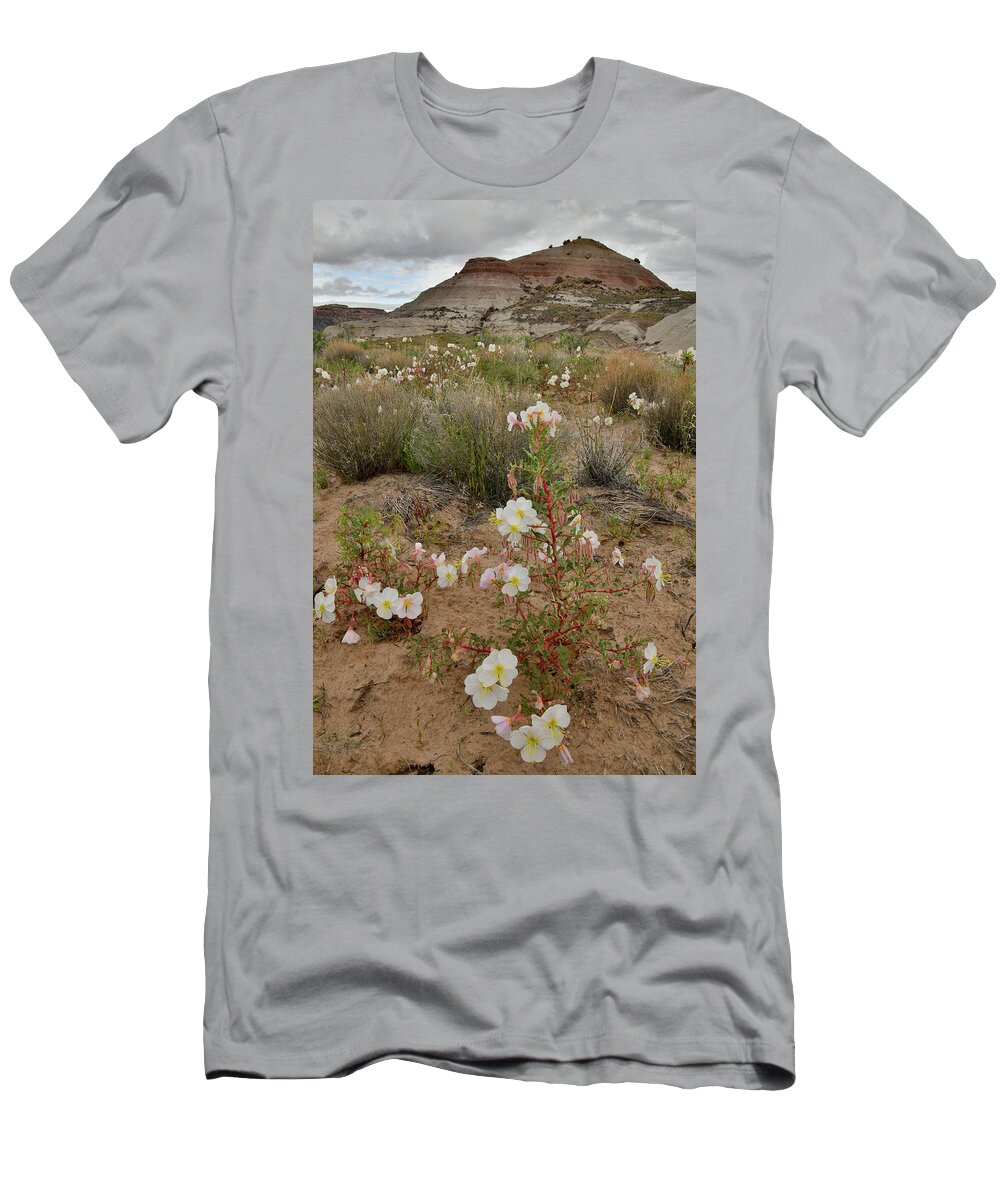 Ruby Mountain T-Shirt featuring the photograph Ruby Mountain Desert Rose by Ray Mathis