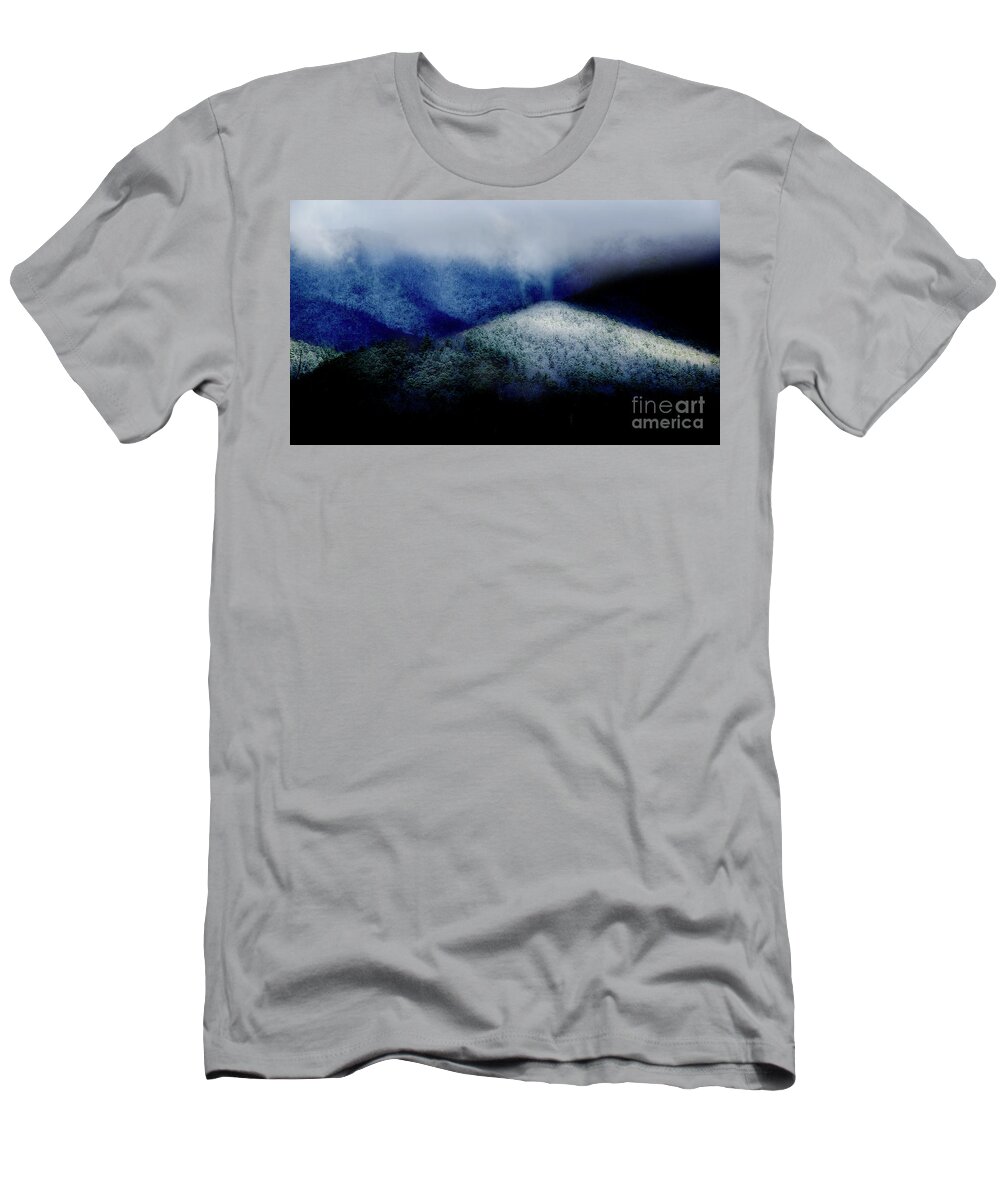 Smoky Mountains T-Shirt featuring the photograph Smoky Mountain Abstract by Mike Eingle
