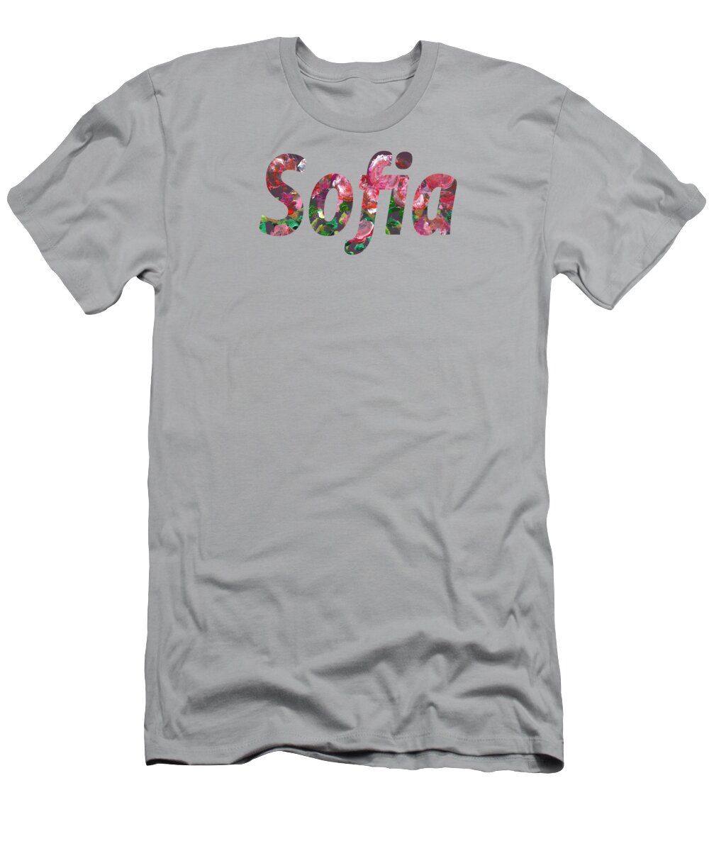 Home Decor T-Shirt featuring the painting Sofia by Corinne Carroll