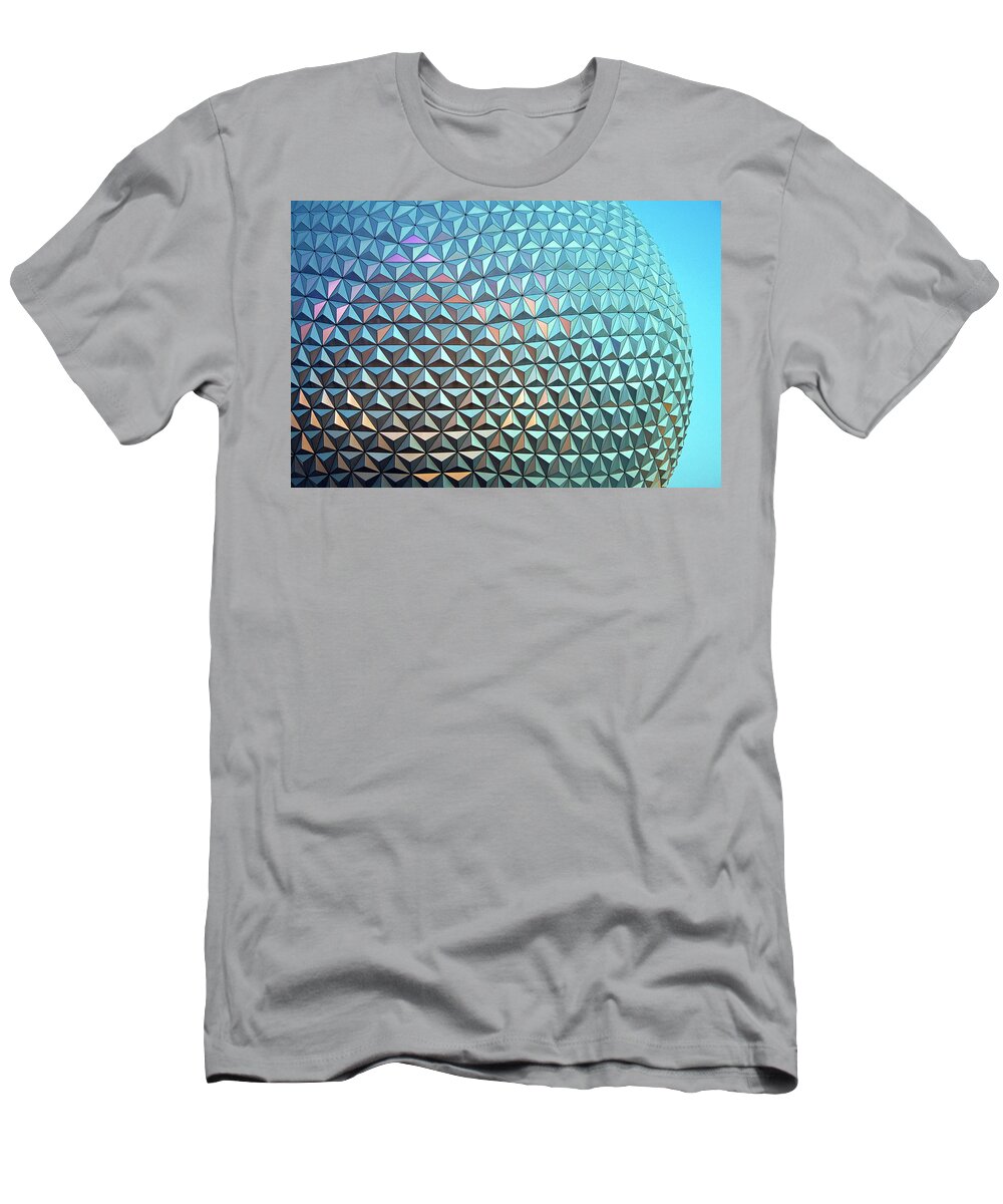 Epcot T-Shirt featuring the photograph Spaceship Earth by Cora Wandel