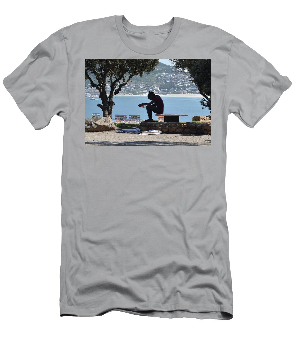 Artist T-Shirt featuring the photograph Street Artist by Ben Foster
