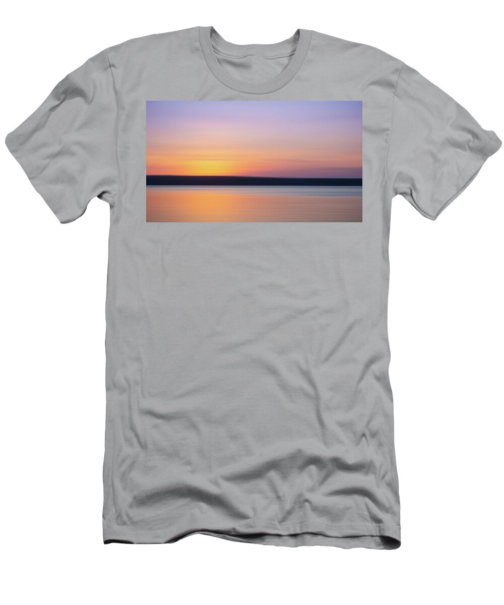 Office Decor T-Shirt featuring the photograph Susnet Blur by Steve Stanger