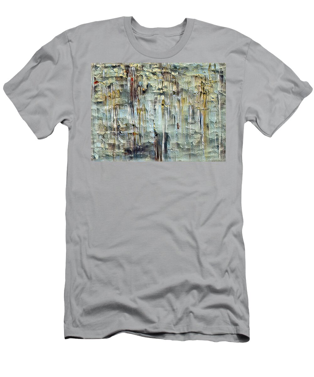 Gamma48 T-Shirt featuring the painting Tau #1 - abstract transformation by Sensory Art House