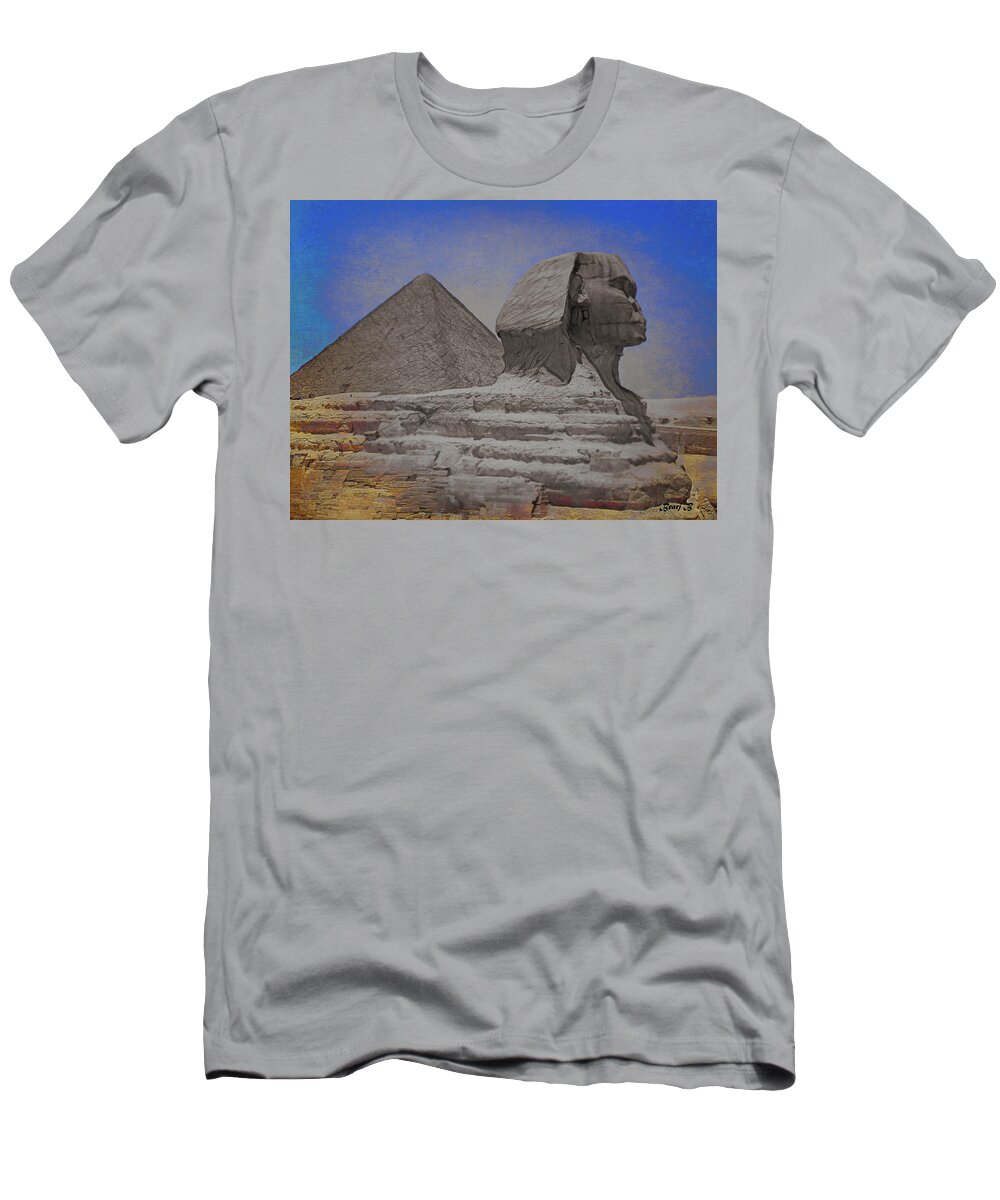 Sphinx T-Shirt featuring the photograph The Great Sphinx by Bearj B Photo Art