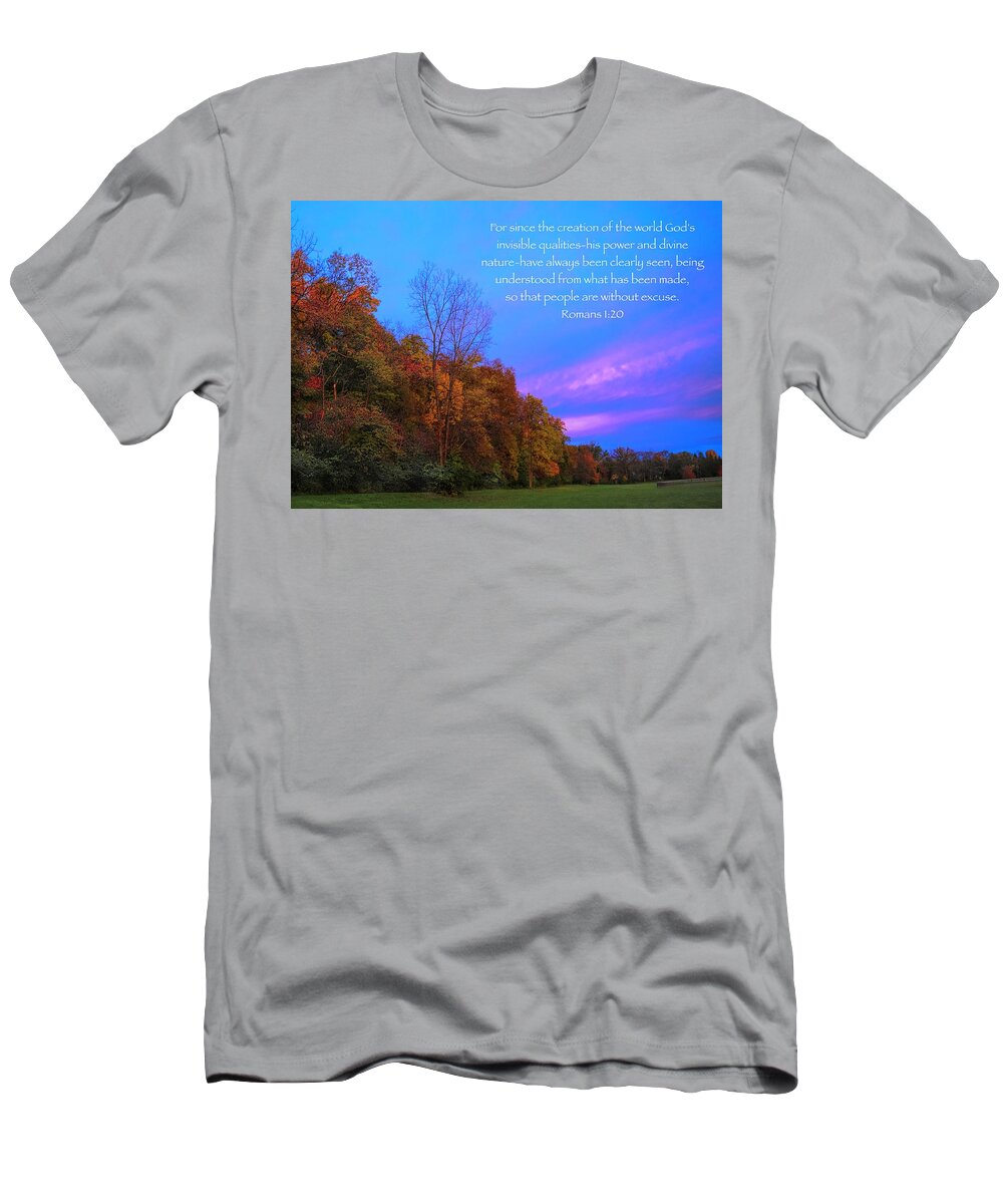 Faith T-Shirt featuring the photograph The Power of God Clearly Seen by Jack Wilson