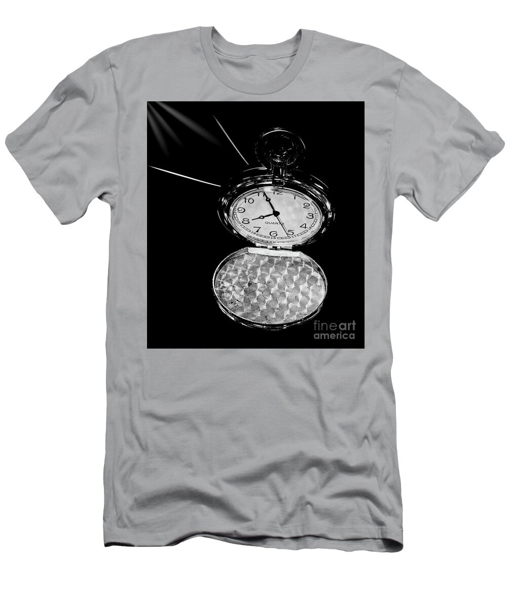Bw T-Shirt featuring the photograph Tick-Tock by Joseph Miko