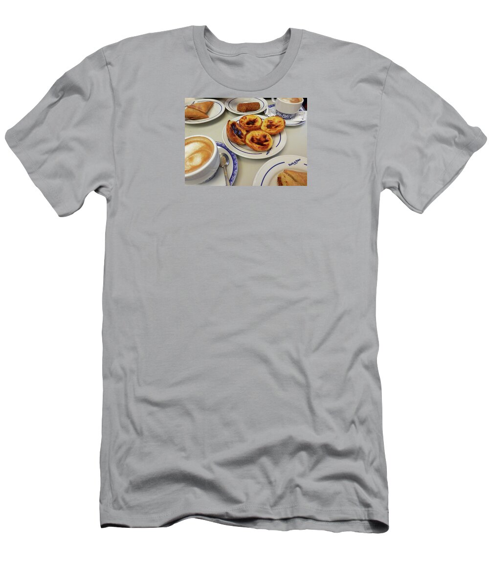 Tart T-Shirt featuring the photograph Time for Portuguese Tarts by Pema Hou
