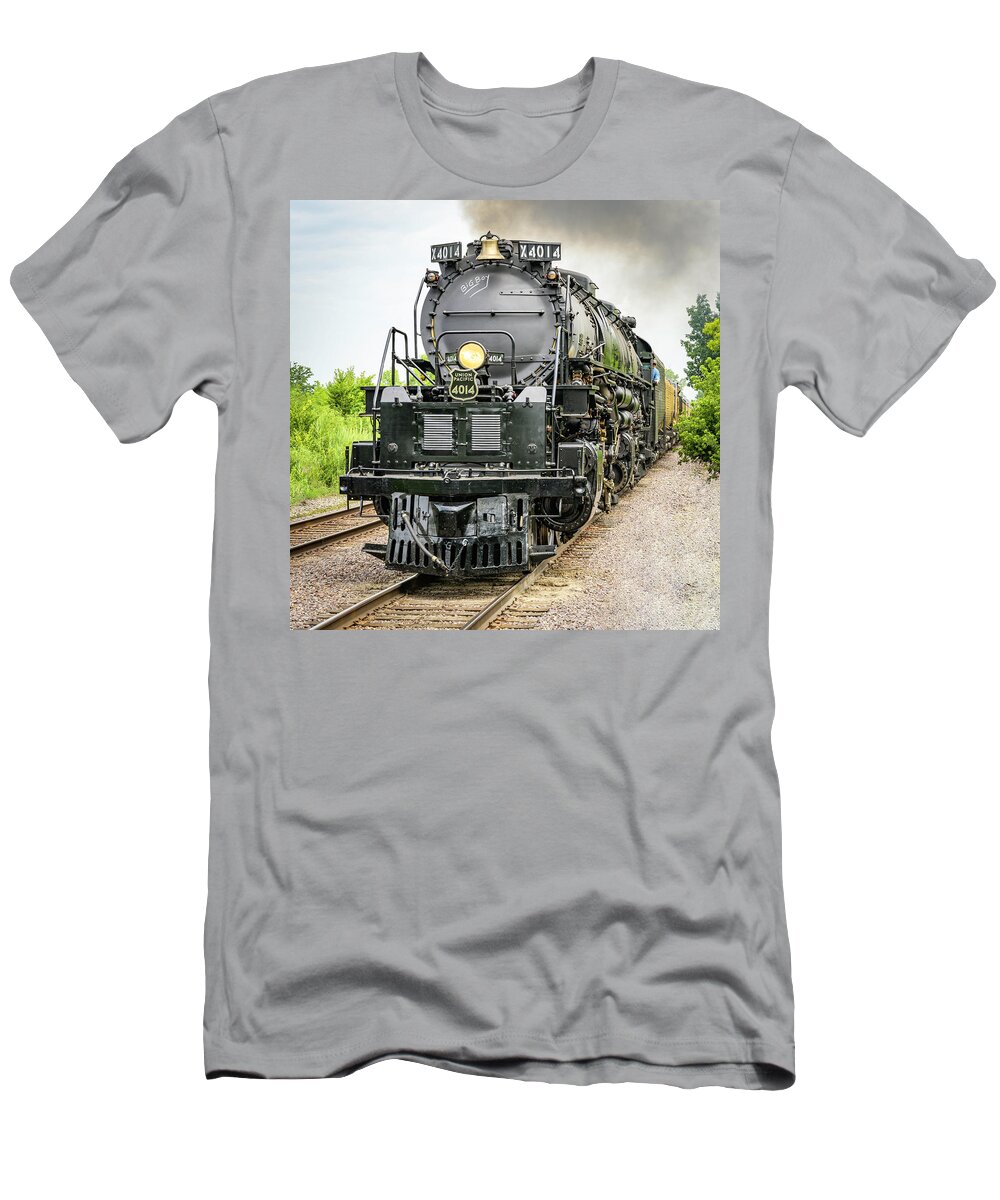 Tourism T-Shirt featuring the photograph UP Engine 4014 Big Boy by Laura Hedien