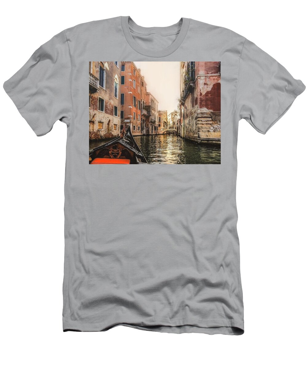 Canal T-Shirt featuring the photograph Venice by Anamar Pictures