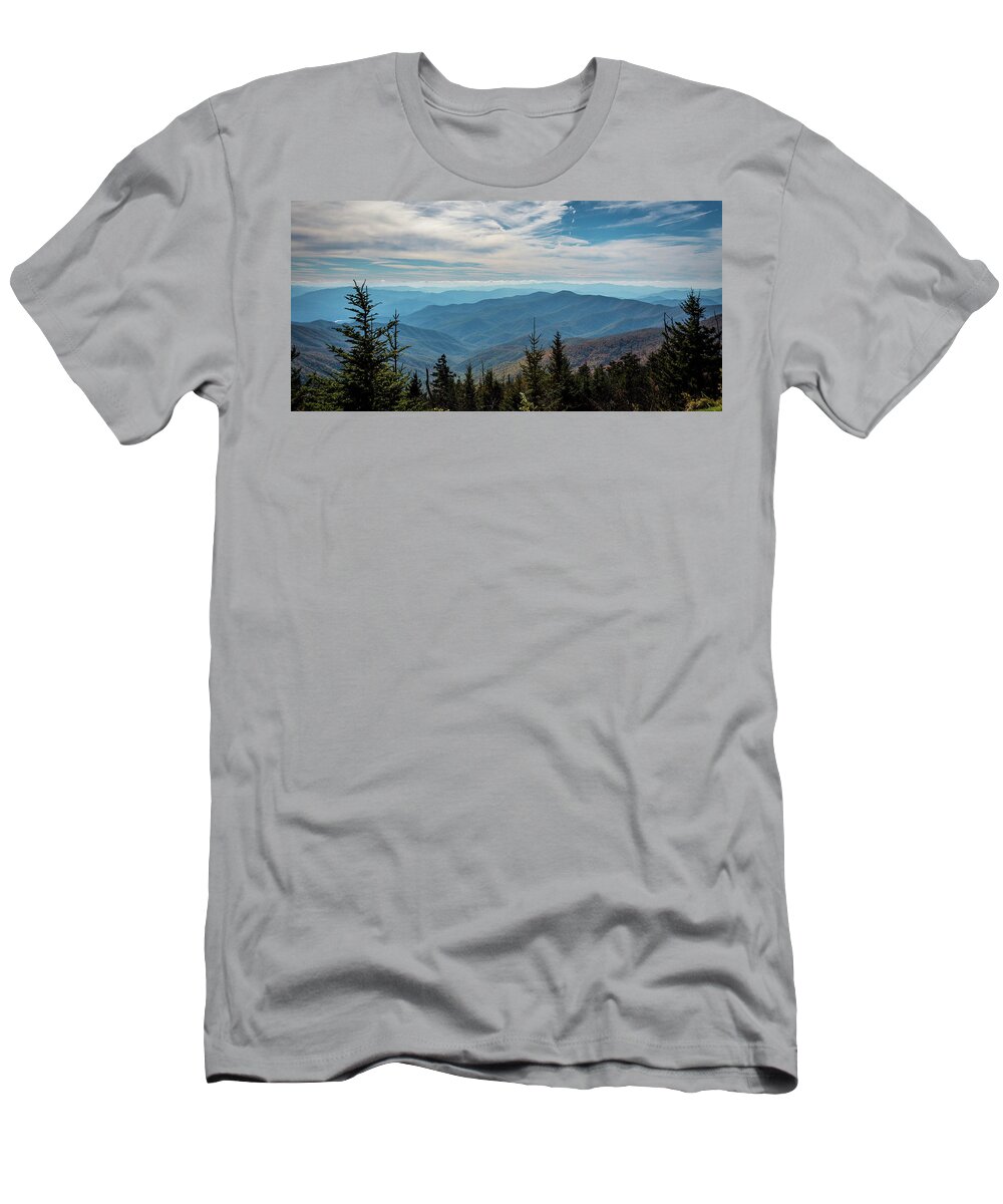 Smoky T-Shirt featuring the photograph View from Clingman's Dome by Susie Weaver