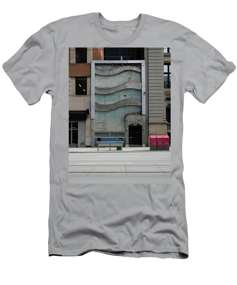 Urban T-Shirt featuring the photograph Wavy Ways by Kreddible Trout