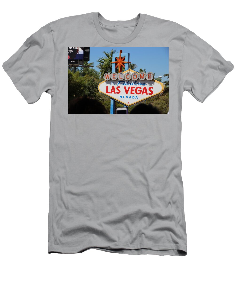 Welcome T-Shirt featuring the photograph Welcome to Las Vegas by Laura Smith
