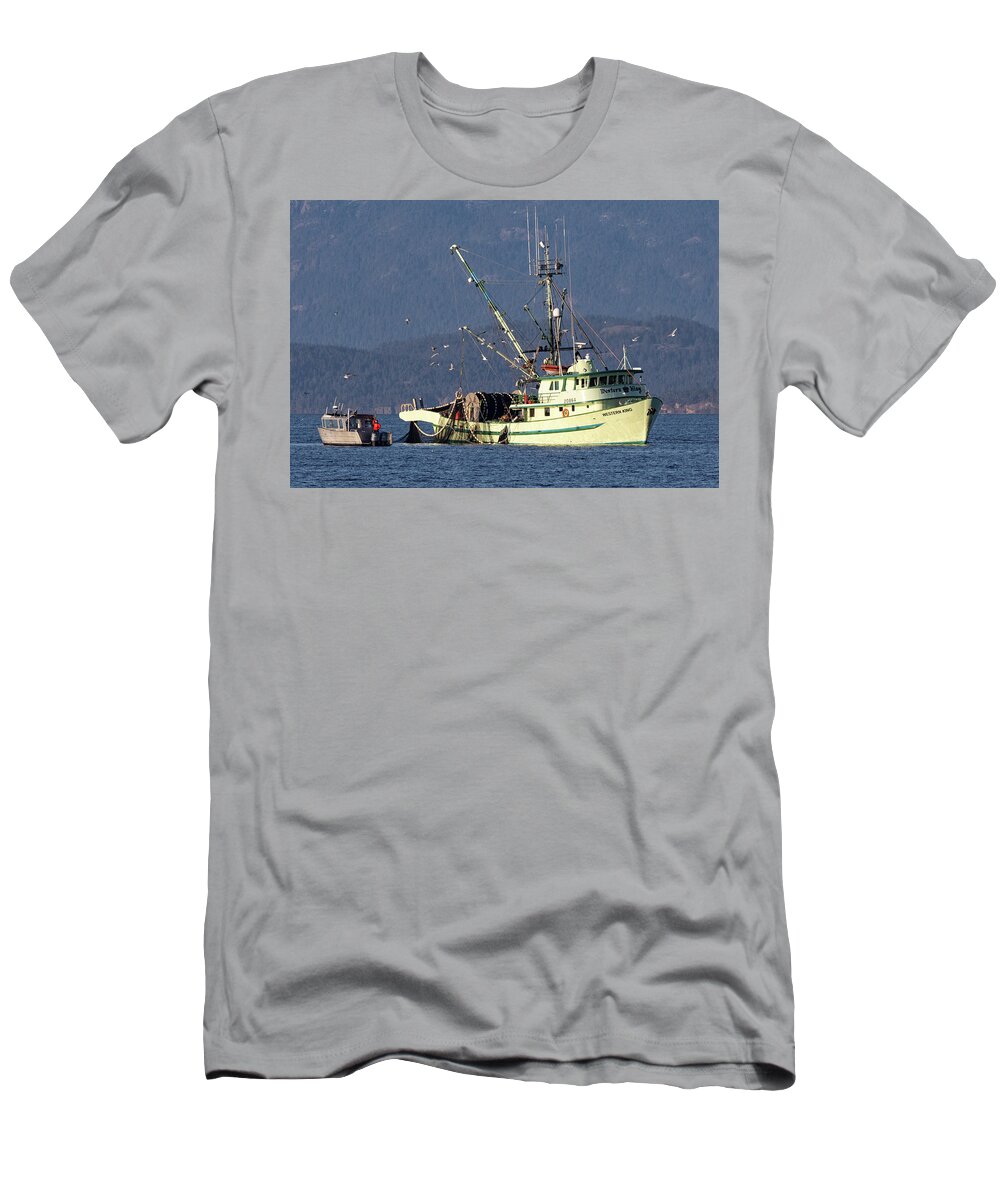 Western King T-Shirt featuring the photograph Western King Off Madrona by Randy Hall