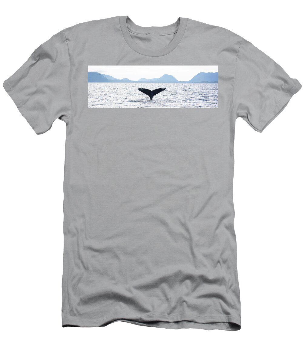 Whale T-Shirt featuring the photograph Whale's Tail by Patrick Nowotny
