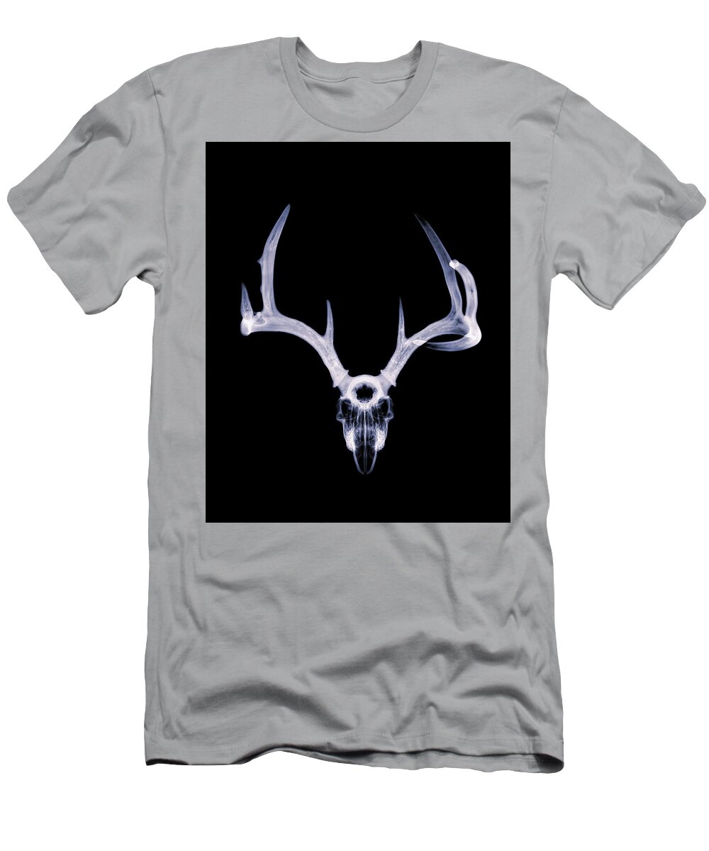 Kansas T-Shirt featuring the photograph White-tailed Deer x-ray 003 by Rob Graham