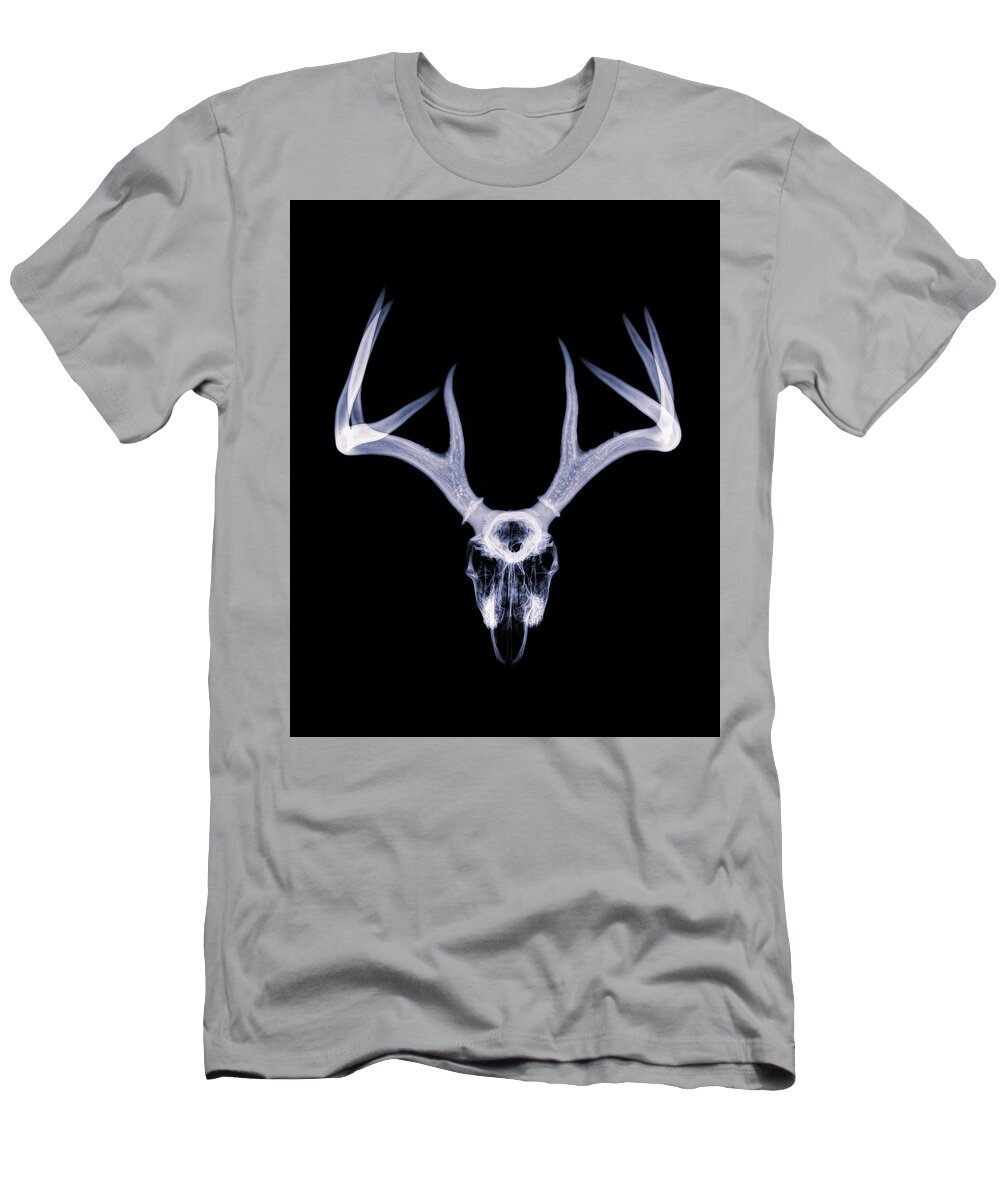 Kansas T-Shirt featuring the photograph White-tailed Deer x-ray 012 by Rob Graham