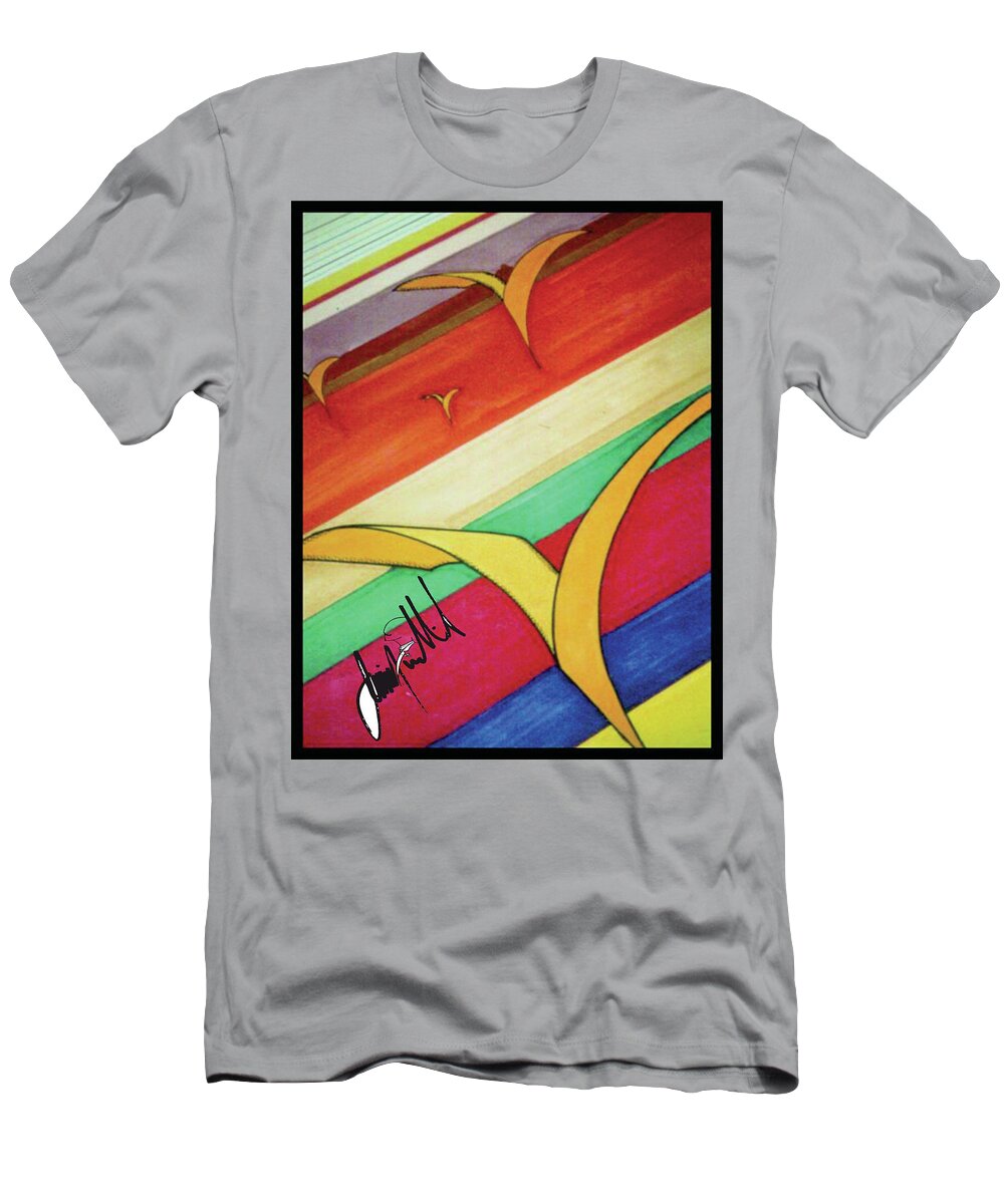  T-Shirt featuring the digital art Wings2 by Jimmy Williams